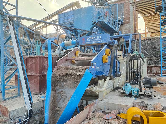 湖南洗砂脫水篩分零排放生產現場